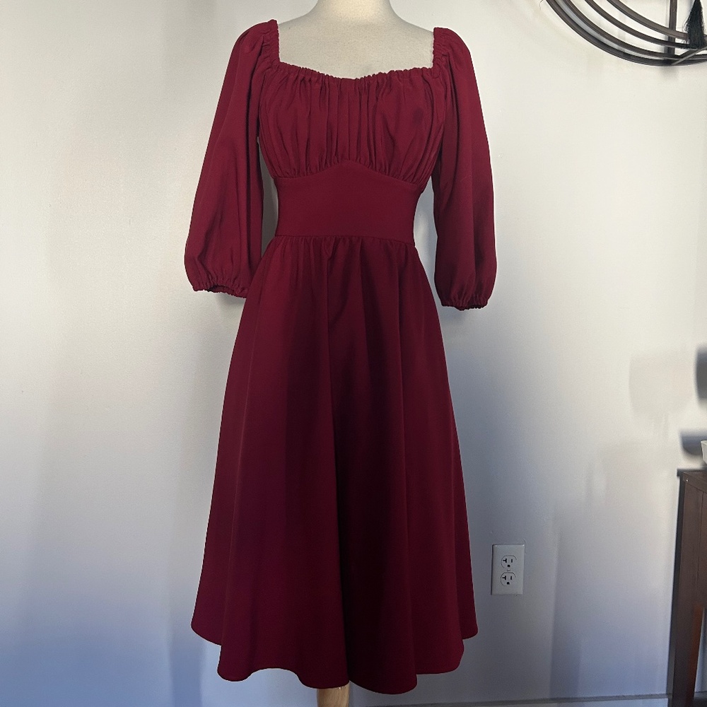 Vixen Micheline Pitt Cranberry Vacation Dress XS